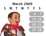 March 2009 Calendar